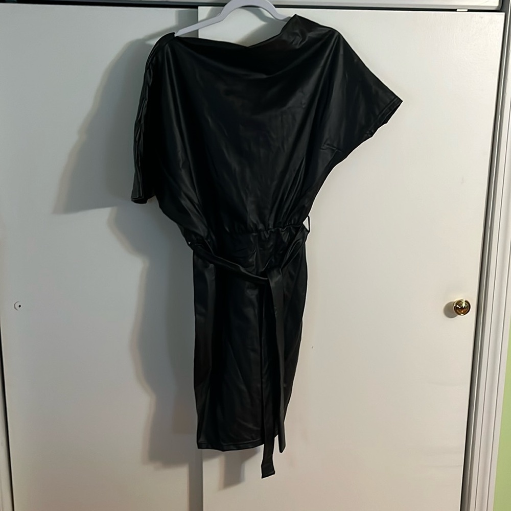 Asymmetrical Batwing sleeve Dress